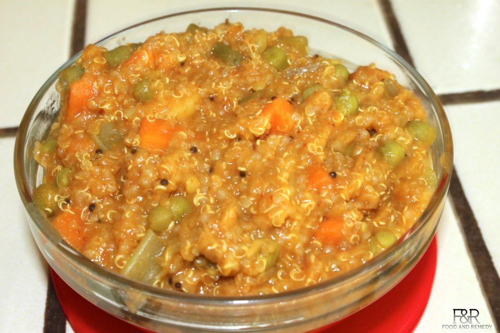 Quinoa Bisi Bele Bath - Food and Remedy