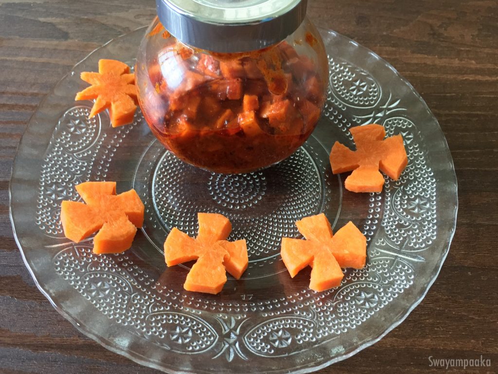 Instant carrot pickle