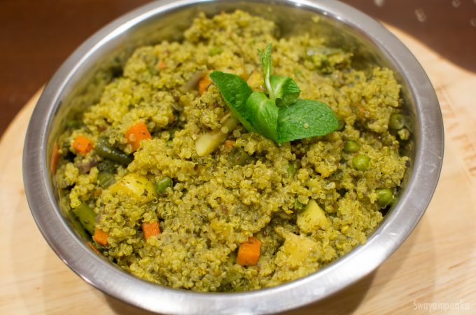 quinoa mint pulao