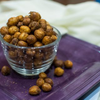 Fried chickpea snack
