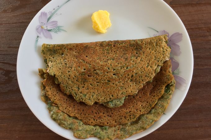 Spinach Dosa