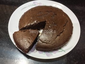 eggless, vegan chocolate cake